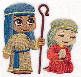 Playful Christmas Pageant Shepherds - Image 3