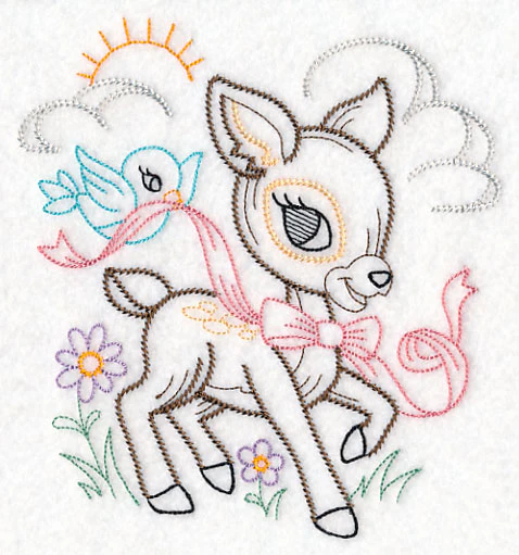 Playful Deer (Vintage) - Image 2