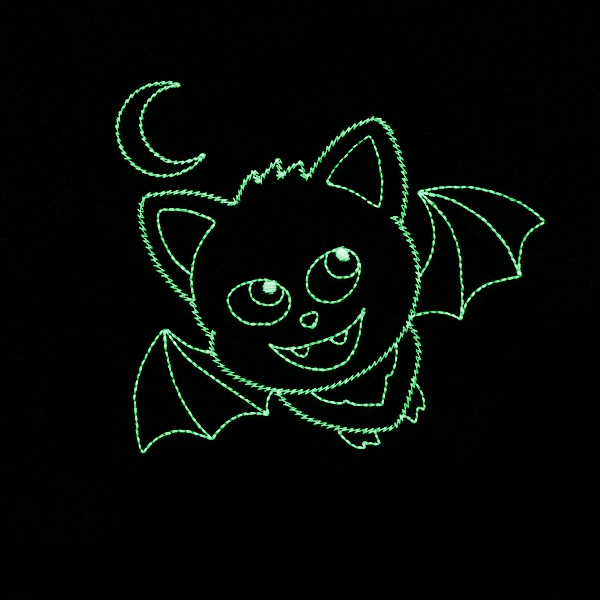 Playful Halloween Glow - Bat (Vintage) - Image 4