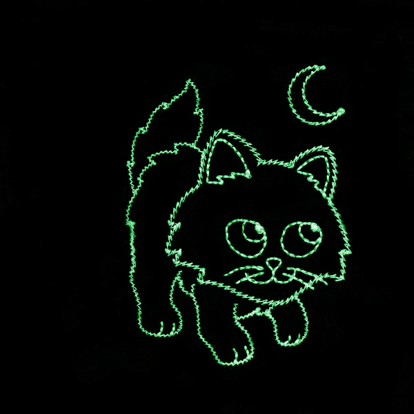 Playful Halloween Glow - Cat (Vintage) - Image 8