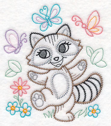 Playful Raccoon (Vintage) - Image 4