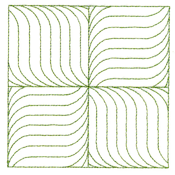 Playful Textures Quilting - Pinwheel Waves (Double Run) - Image 5