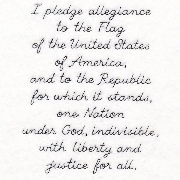 Pledge of Allegiance Script - Image 3