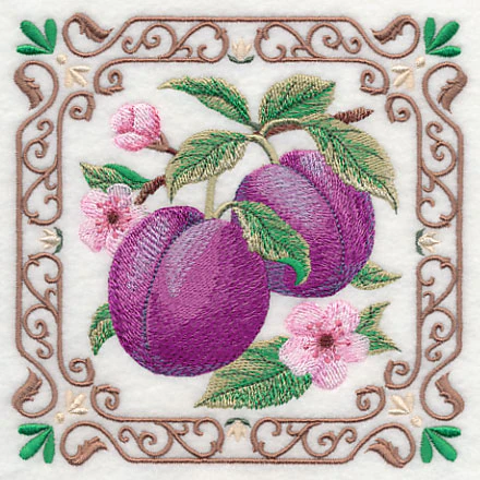 Plum Fruit Tile - Image 3