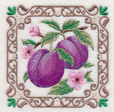 Plum Fruit Tile - Image 4