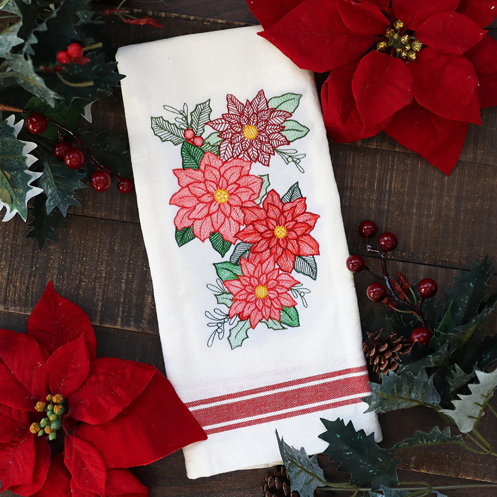 Poinsettia Bouquet Cascade
