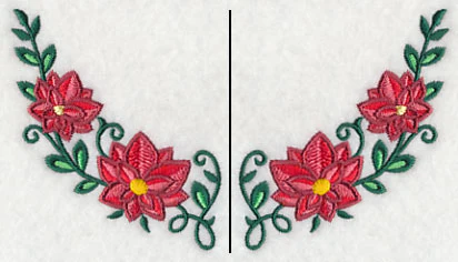 Poinsettia Neckline (Crewneck) (Split) - Image 3