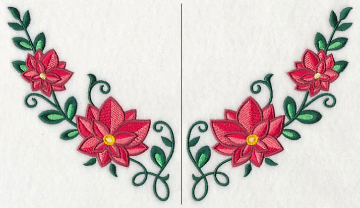 Poinsettia Neckline (V-Neck) (Split)