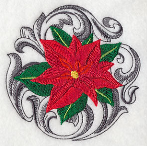 Poinsettia with Baroque Background - Image 5