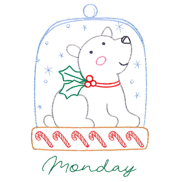 Polar Bear Snowglobe on Monday - Image 3