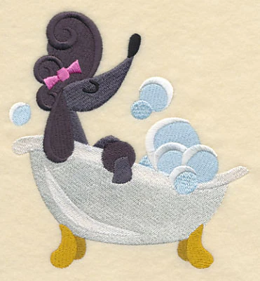 Poodle in a Tub - Image 3