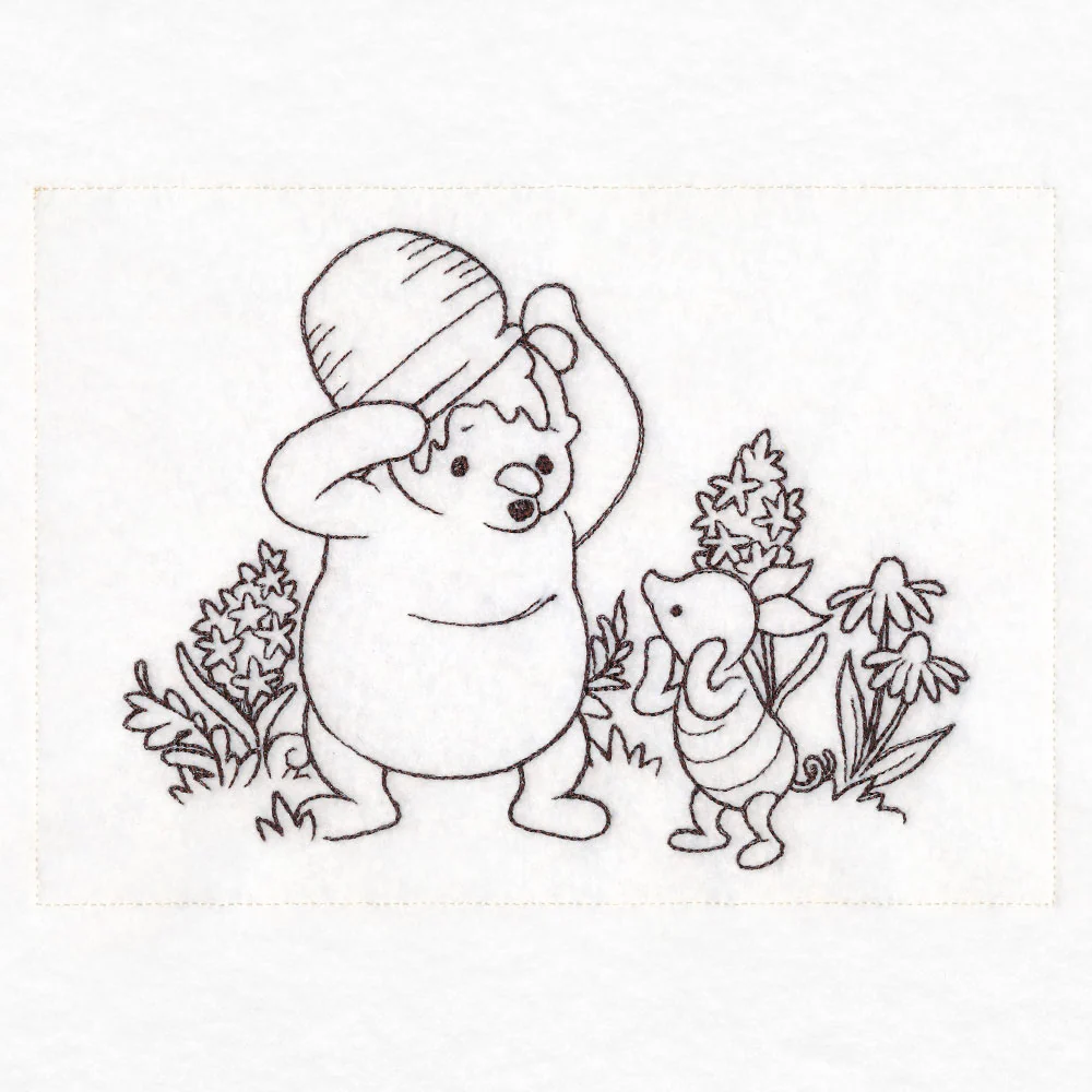 Pooh Bear Honey Pot Sketch - Image 4