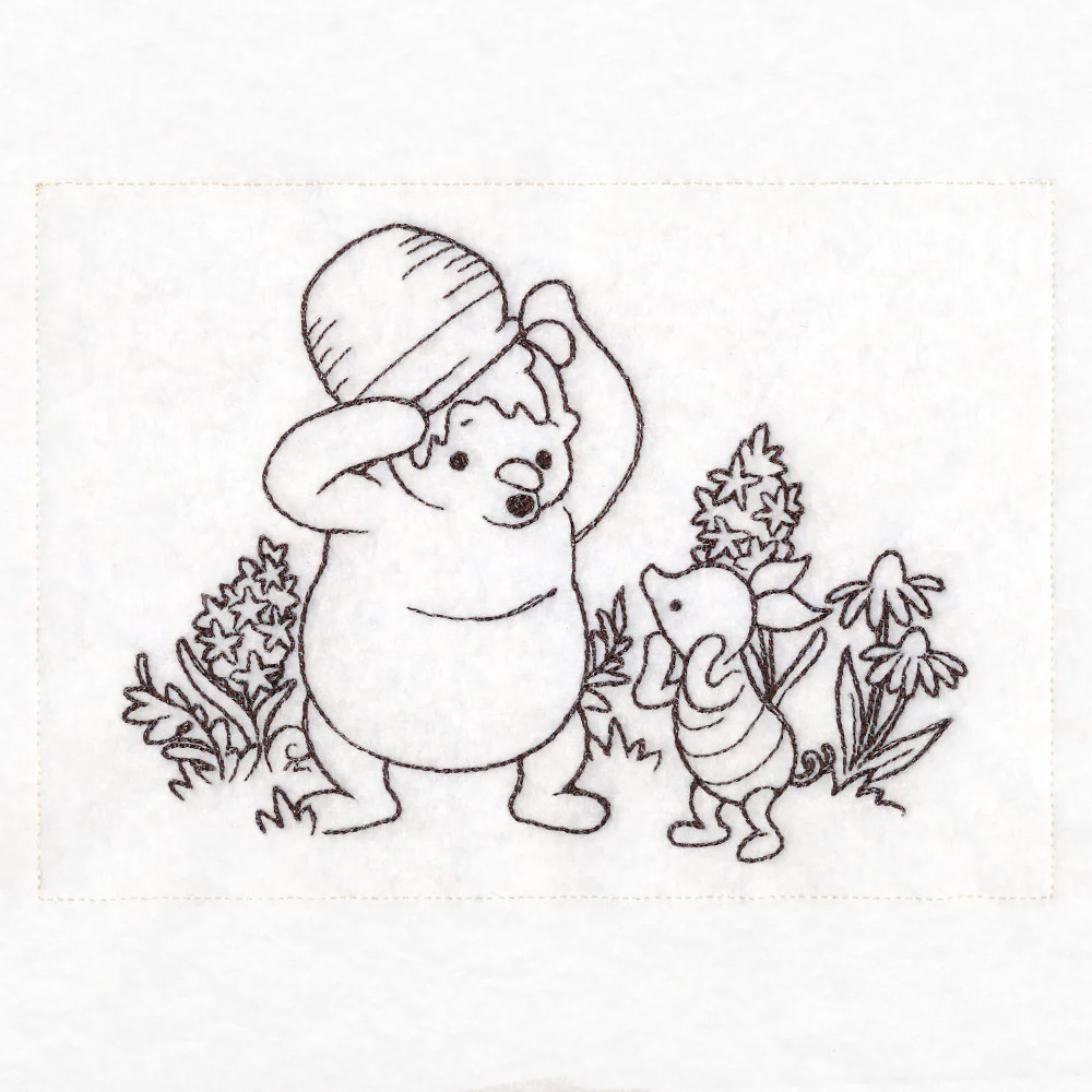 Pooh Bear Honey Pot Sketch - Image 5