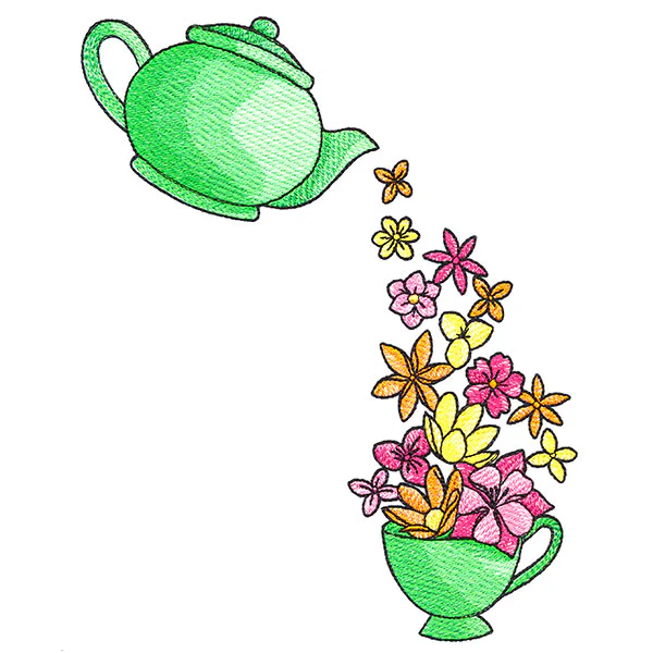 Pouring Petals Teapot - Image 9