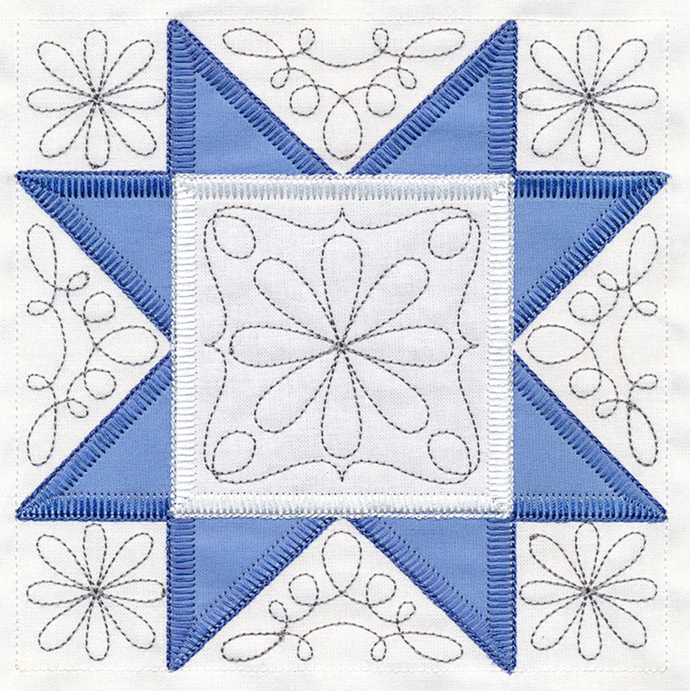 Prairie Star Quilt Block (In-the-Hoop) - Image 3
