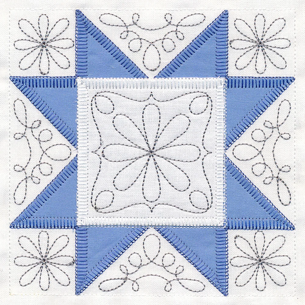 Prairie Star Quilt Block (In-the-Hoop) - Image 4