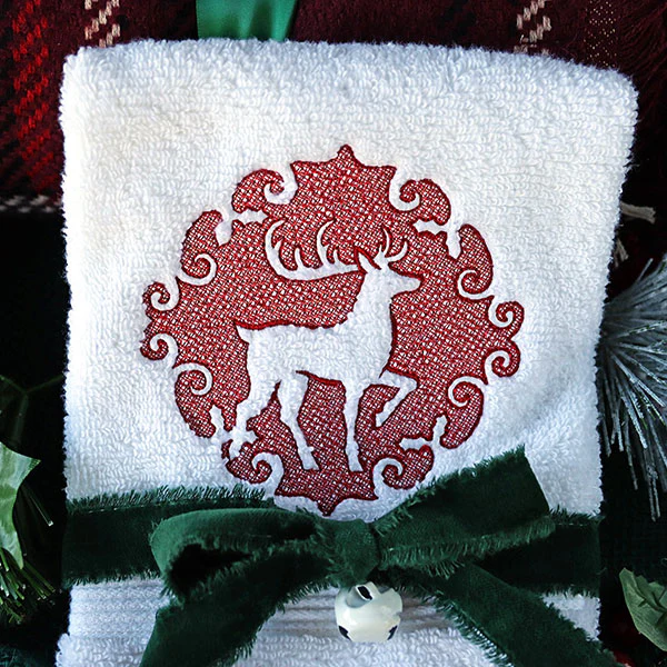 Prancing Reindeer (Embossed) - Image 9