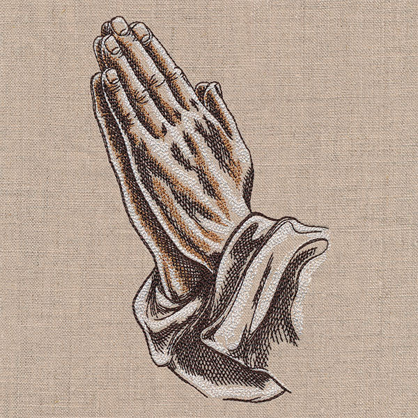 Praying Hands Etching - Image 3