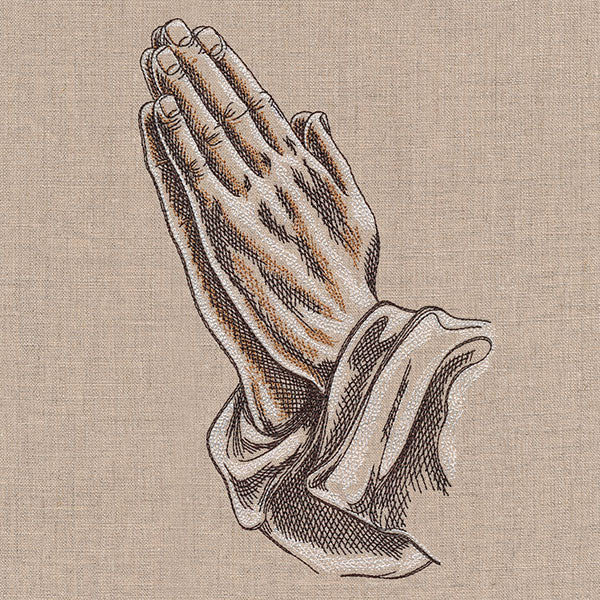 Praying Hands Etching - Image 4