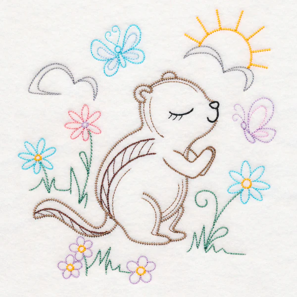 Praying Woodland Pals - Chipmunk (Vintage) - Image 2