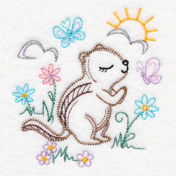 Praying Woodland Pals - Chipmunk (Vintage) - Image 5