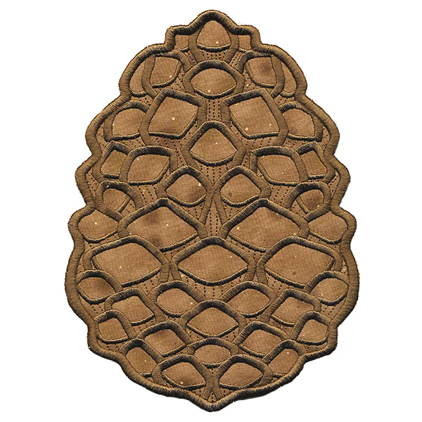 Pretty Pinecone Trivet (In-the-Hoop) - Image 3