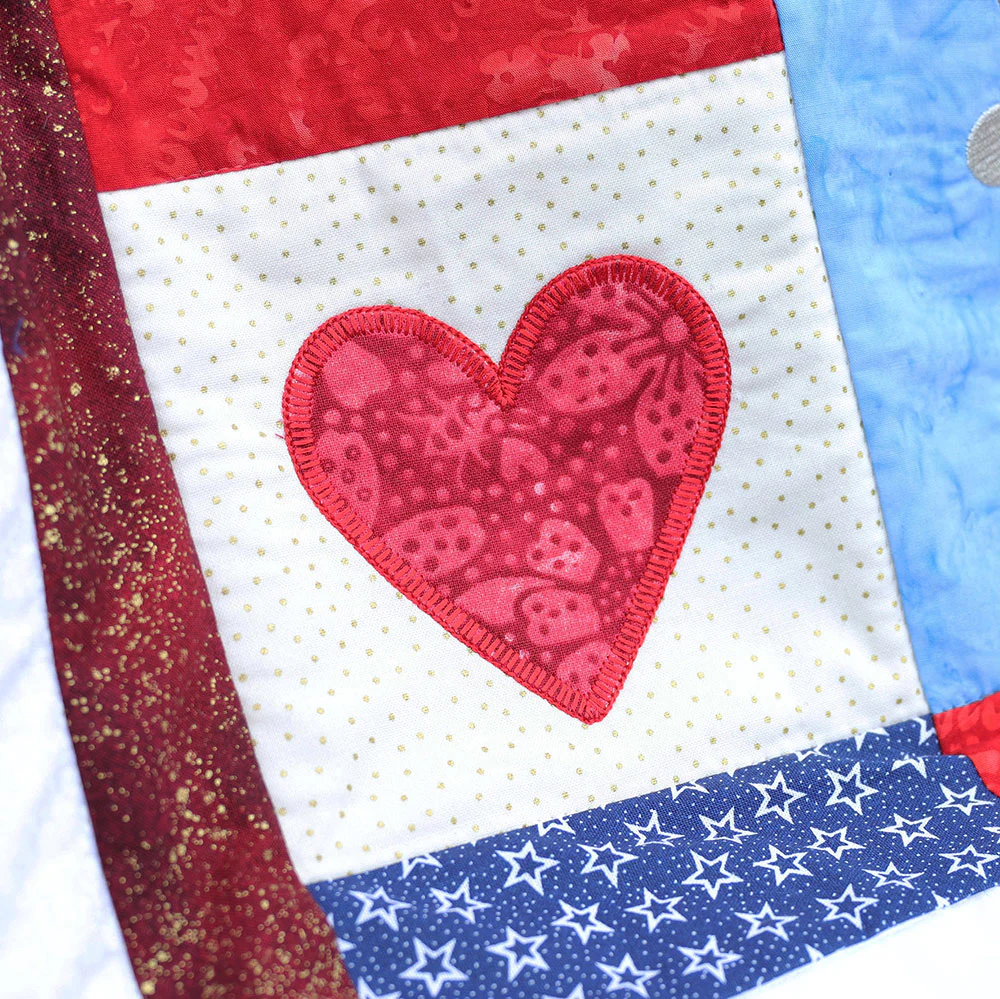 Primitive Americana Heart (Heirloom Applique) - Image 8
