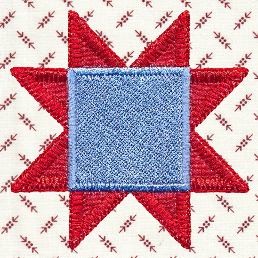 Primitive Americana Quilt Star (Heirloom Applique) - Image 6