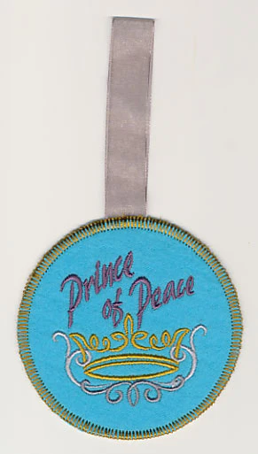 Prince of Peace Ornament (In-the-Hoop)