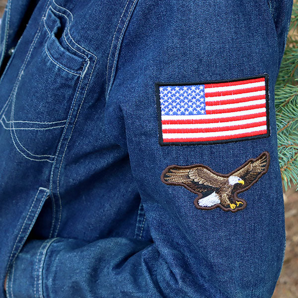 Proud to Be An American - Old Glory Flag Patch (In-the-Hoop) - Image 2