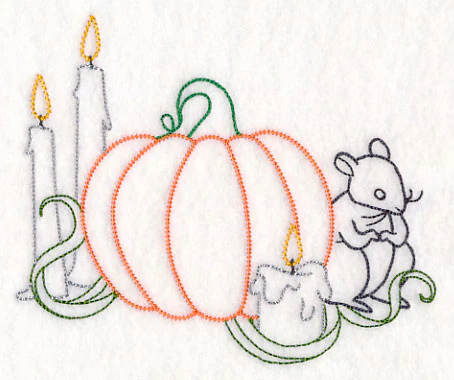 Pumpkin with Rat (Vintage) - Image 3