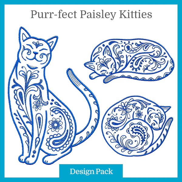 Purr-fect Paisley Kitty Design Pack - Image 7