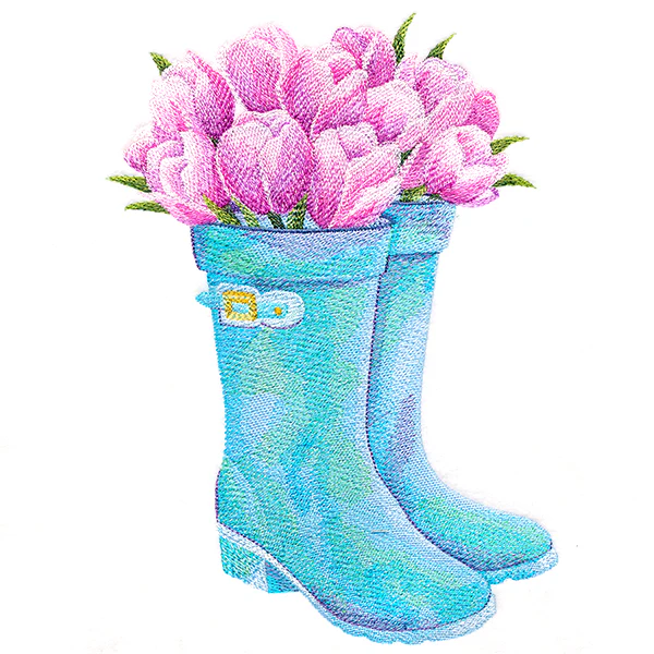 Rain Boots Bouquet