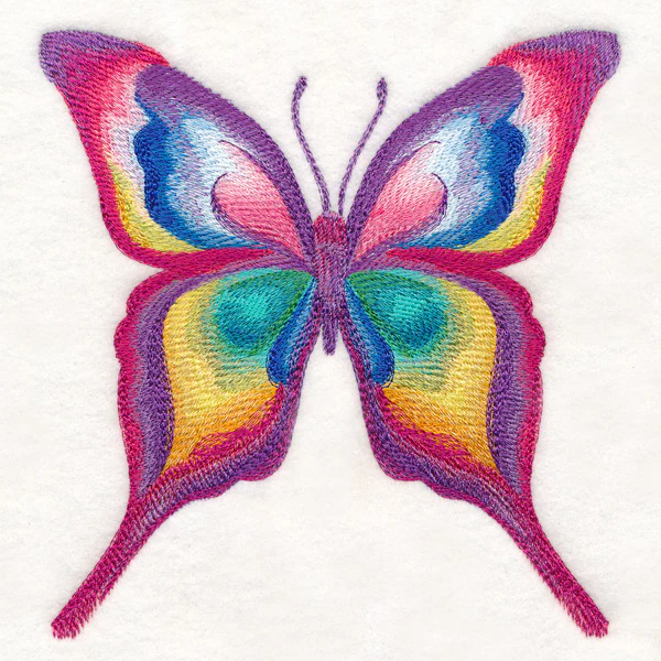 Rainbow Butterfly in Watercolor - Image 2