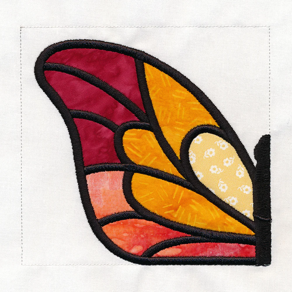 Rainbow Butterfly Pillow Set (Applique) - Image 11