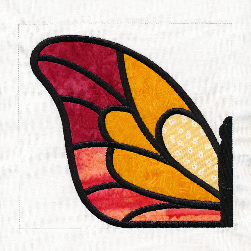 Rainbow Butterfly Pillow Set (Applique) - Image 5