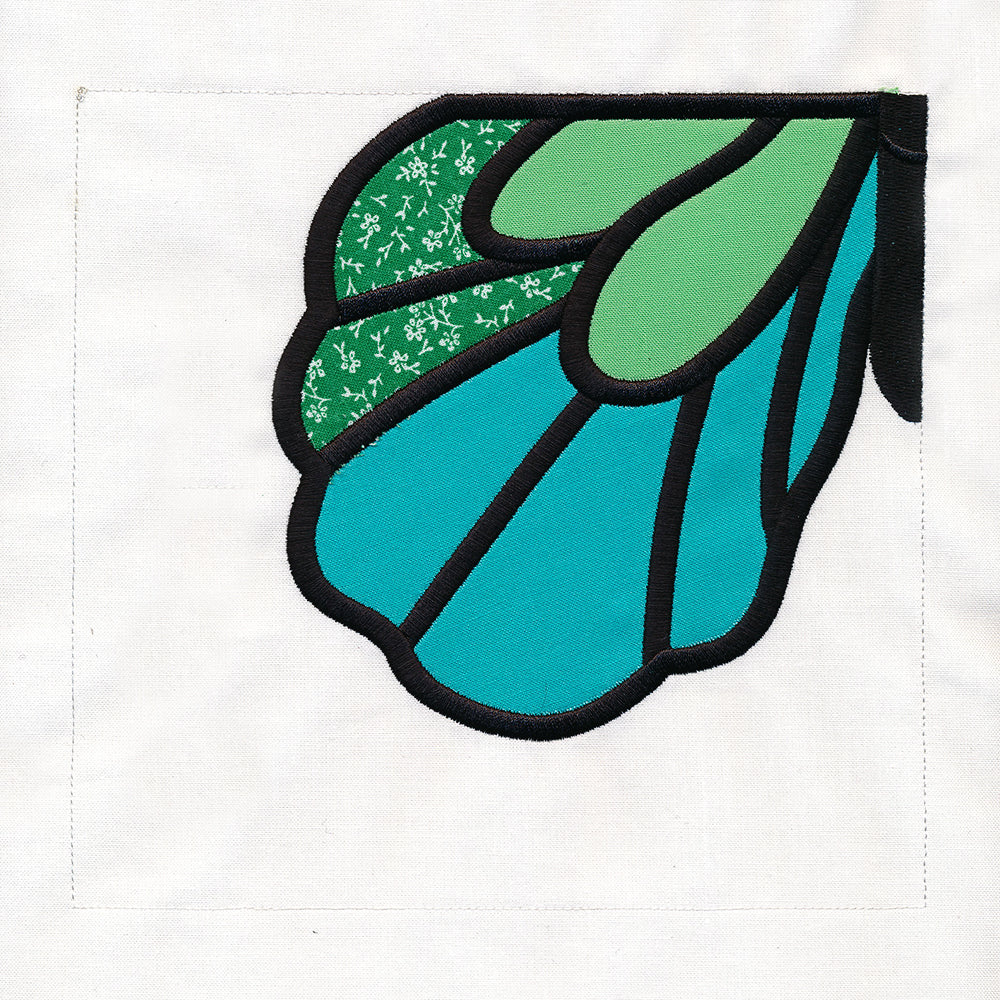 Rainbow Butterfly Pillow Set (Applique) - Image 6