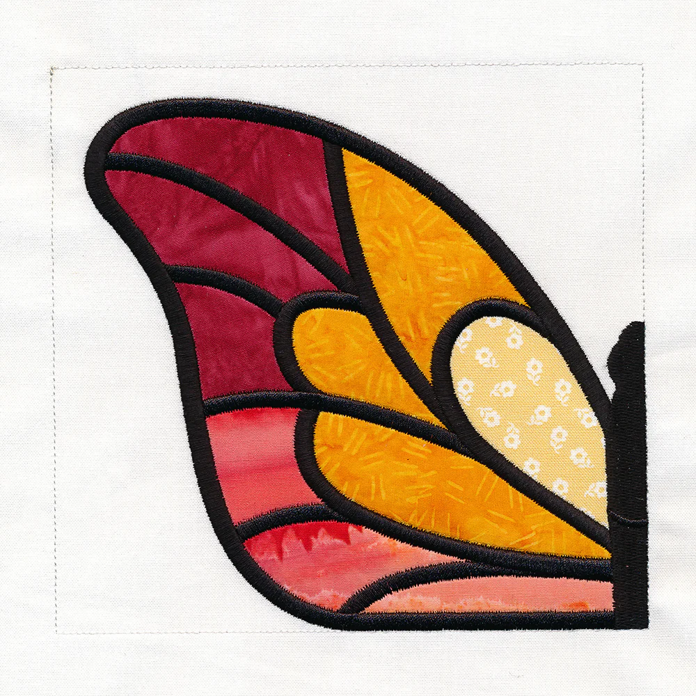 Rainbow Butterfly Pillow Set (Applique) - Image 8