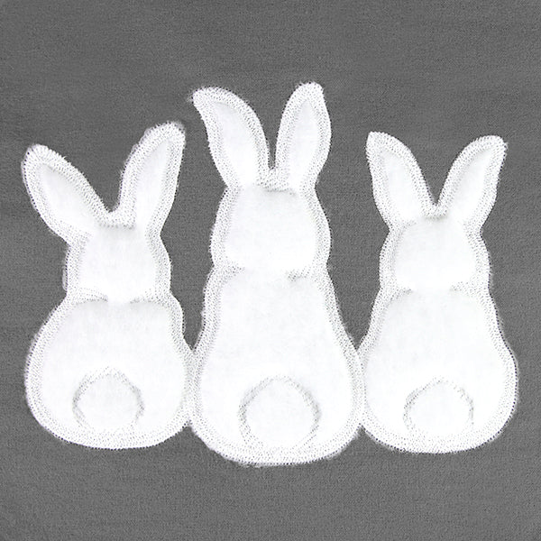 Rearview Bunny Trio (Applique) - Image 7