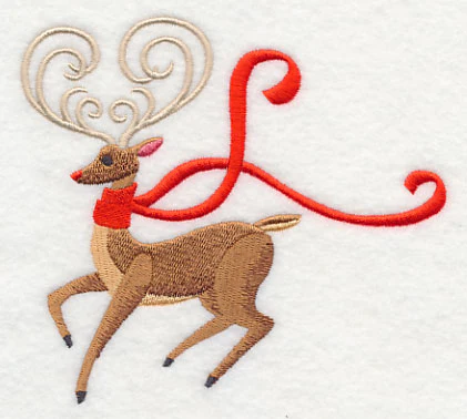Reindeer and Scarf - Image 3