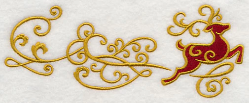 Reindeer Frolic Border - Image 4
