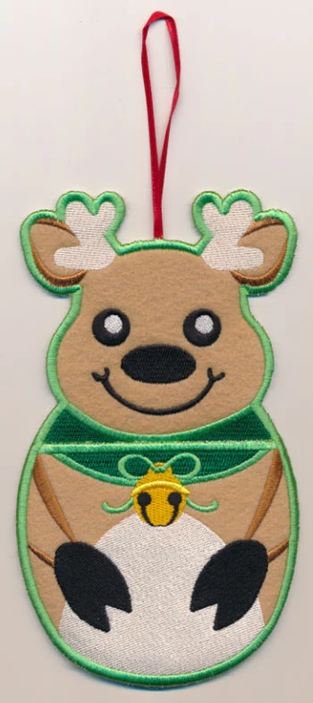 Reindeer Stocking Stuffer (In-the-Hoop) - Image 3