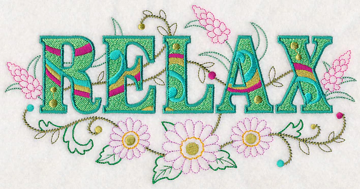 Relax with Vintage Flower Fade