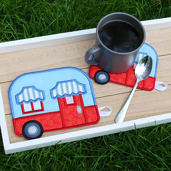 Retro Camper Trivet (In-the-Hoop) - Image 4