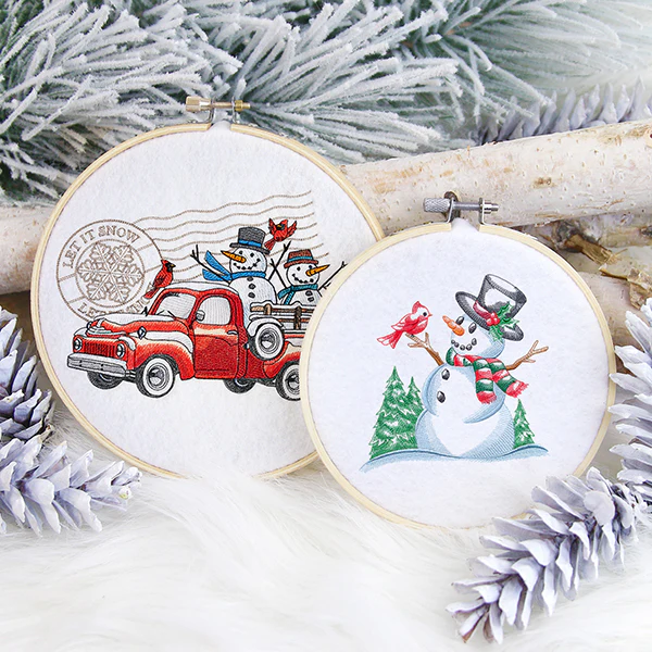 Retro Winter Truck - Image 6
