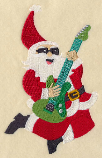 Rock 'n' Roll Christmas Santa - Image 3