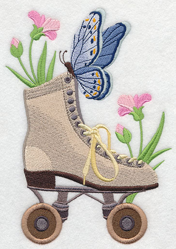 Roller Skate with Butterfly - Image 2