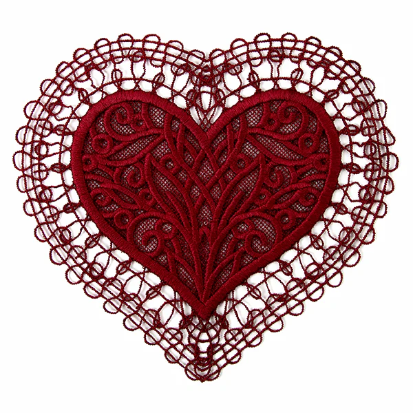 Romantic Heart Doily (Battenburg Lace) - Image 10