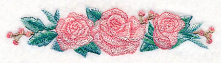 Romantic Roses Border in Watercolor - Image 4