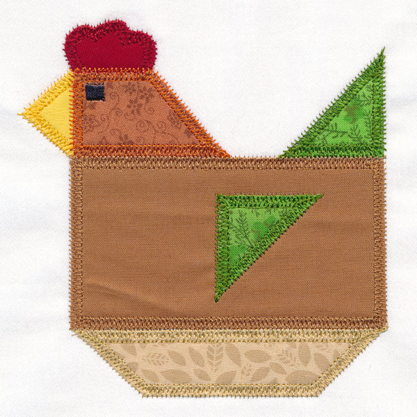 Rooster Quilt Block (In-the-Hoop) - Image 3